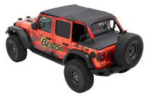 Load image into Gallery viewer, Bestop Soft Top Header Safari Bikini - '18-22 Wrangler JL 4-Door (Black Diamond) - 52610-35