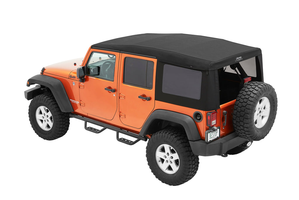 Bestop Soft Top JEEP(R) Supertop Ultra - '07-18 Wrangler JK 4-Door (Black Twill) - 54424-17