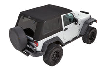Load image into Gallery viewer, Bestop Soft Top JEEP(R) Trektop Pro - &#39;07-18 Wrangler JK 2-Door (Black Twill) - 54462-17