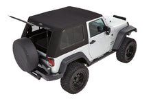 Load image into Gallery viewer, Bestop Soft Top JEEP(R) Trektop Pro - &#39;07-18 Wrangler JK 2-Door (Black Twill) - 54462-17