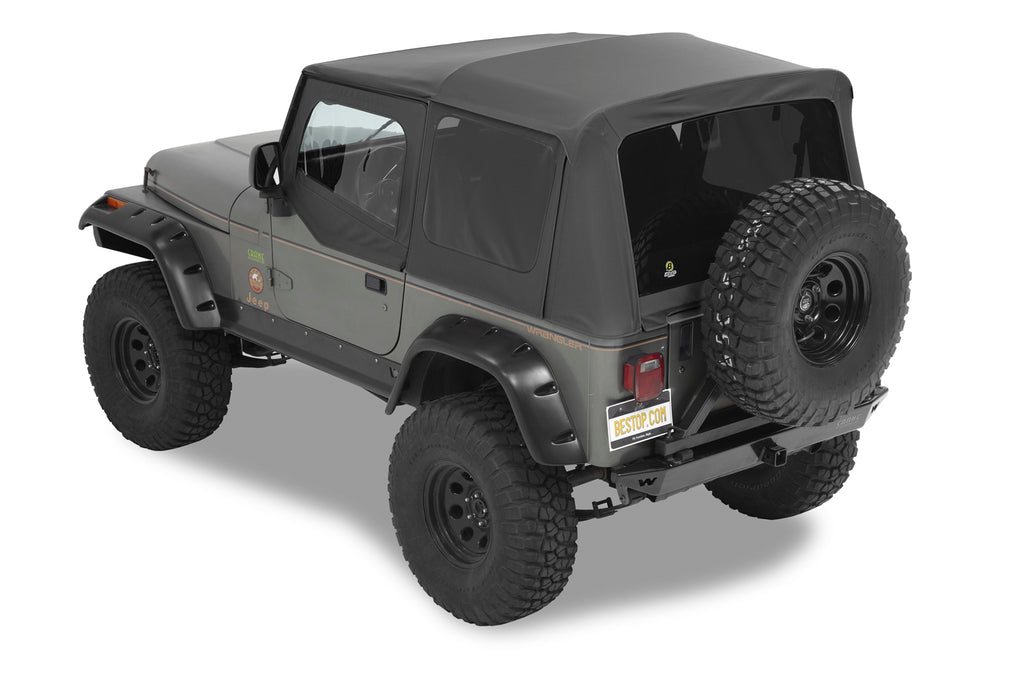 Bestop Soft Top Supertop - '88-95 Wrangler YJ (Black) - 54601-01