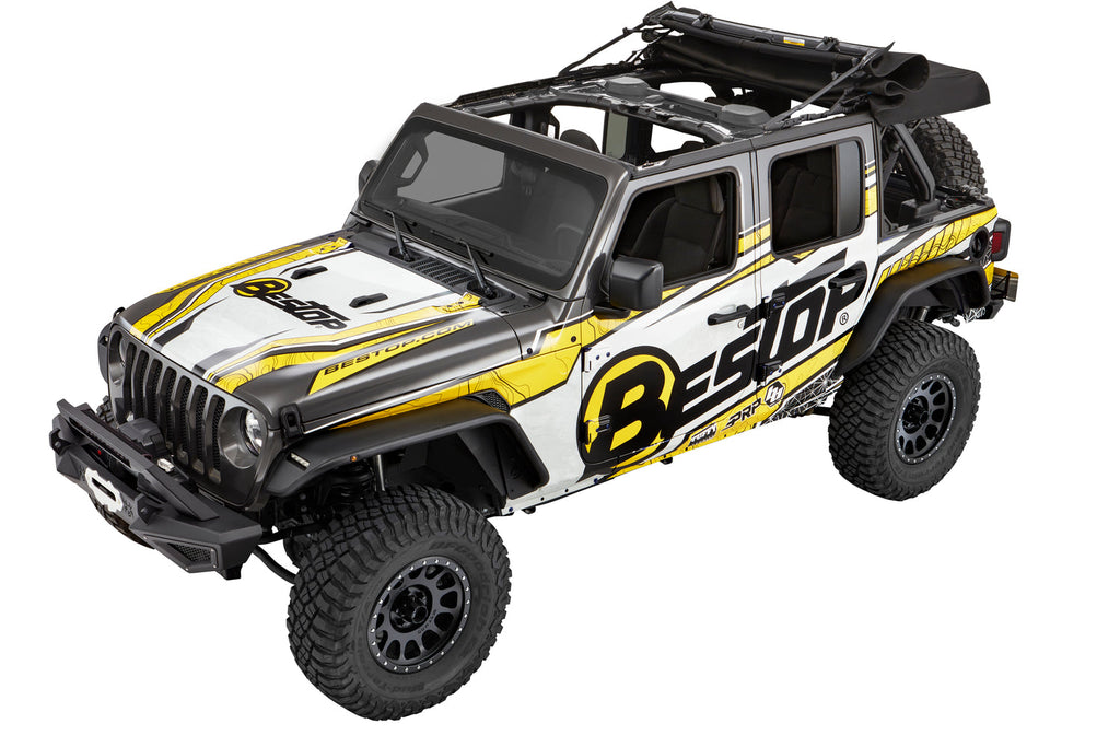 Bestop Soft Top Supertop Ultra - '18-23 Wrangler JL 4-Door (Black Twill) - 54725-17