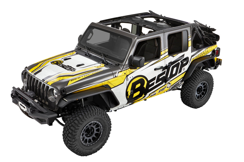 Bestop Soft Top Supertop Ultra - '18-23 Wrangler JL 4-Door (Black Twill) - 54725-17