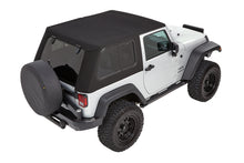 Load image into Gallery viewer, Bestop Soft Top Trektop Pro - &#39;07-18 Wrangler JK 2-Door (Black Twill) - 54862-17