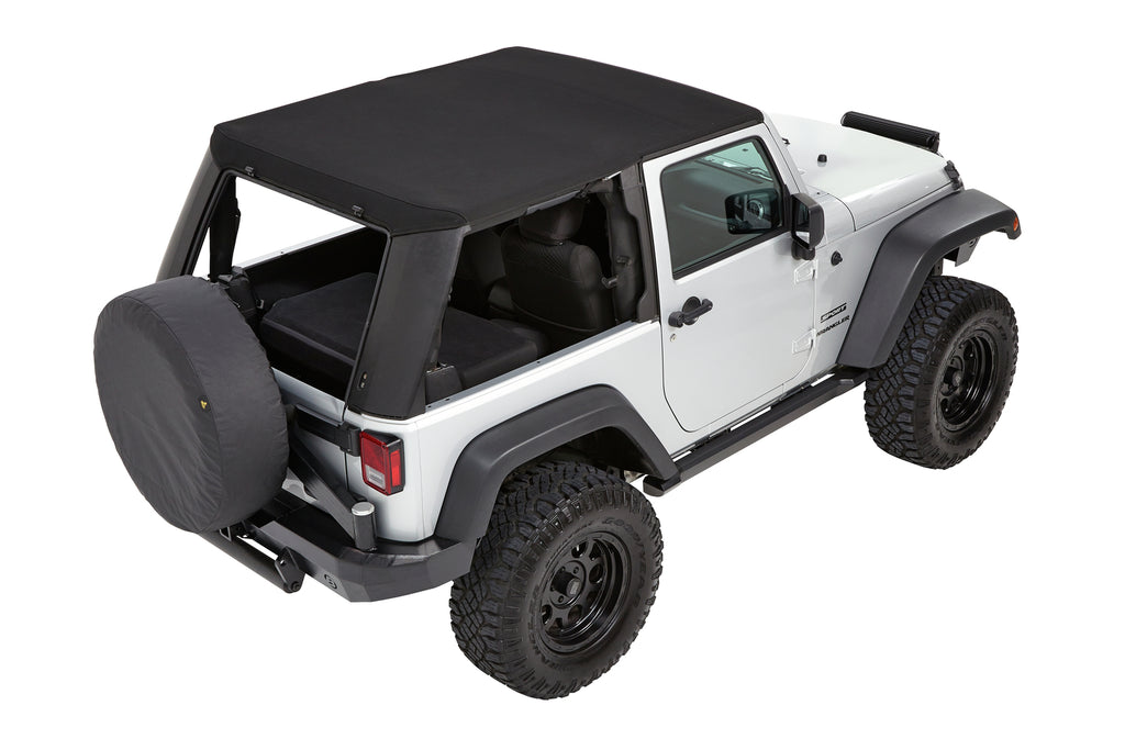 Bestop Soft Top Bestop - Trektop Pro - '07-18 Wrangler JK 2-Door (Black Twill) - 54862-17