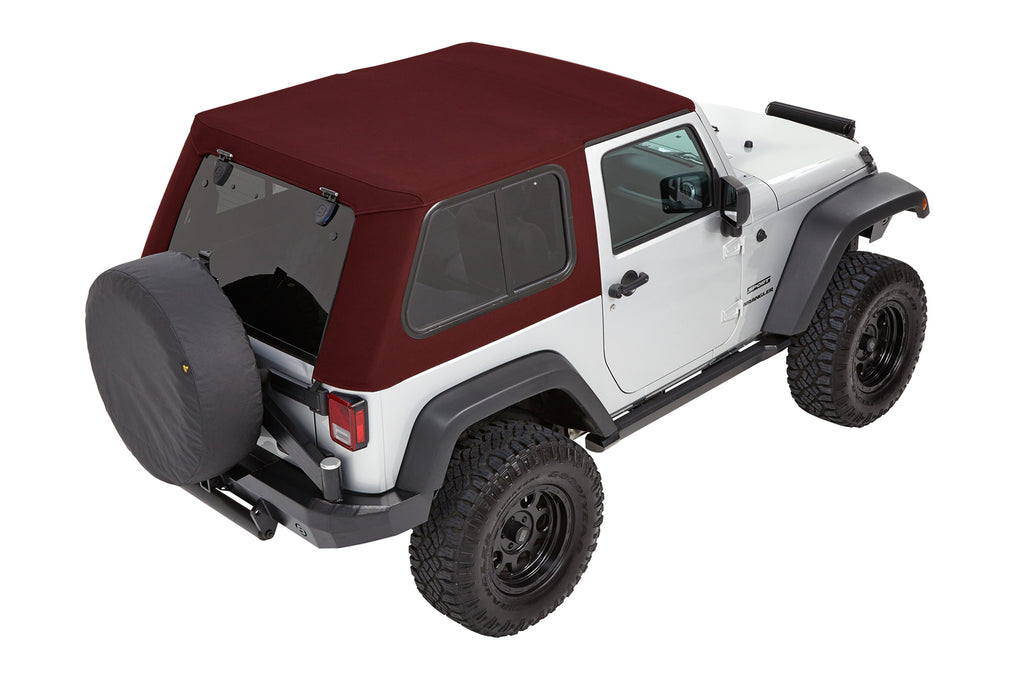 Bestop Soft Top Trektop Pro - '07-18 Wrangler JK 2-Door (Crushed Red Pepper Twill) - 54862-68