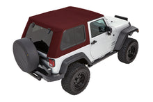 Load image into Gallery viewer, Bestop Soft Top Trektop Pro - &#39;07-18 Wrangler JK 2-Door (Crushed Red Pepper Twill) - 54862-68