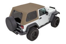 Load image into Gallery viewer, Bestop Soft Top Trektop Pro - '07-18 Wrangler JK 2-Door (Pebble Beige Twill) - 54862-74