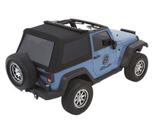Load image into Gallery viewer, Bestop Soft Top Trektop Glide - '07-18 Wrangler JK 2-Door (Black Twill) - 54922-17