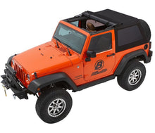 Load image into Gallery viewer, Bestop Soft Top Trektop Glide - '07-18 Wrangler JK 2-Door (Black Diamond) - 54922-35