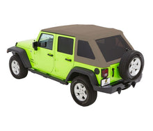 Load image into Gallery viewer, Bestop Soft Top Trektop Glide - '07-18 Wrangler JK 4-Door (Pebble Beige Twill) - 54923-74