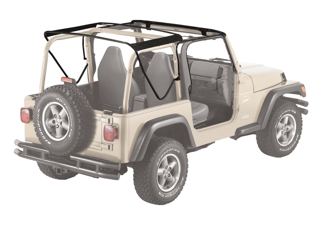 Bestop Soft Top Hardware Kit OE Style Replacement Bow & Frame Hardware Kit - 55002-01
