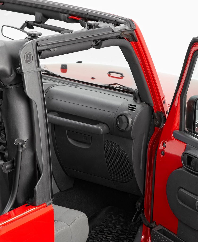 Bestop Door Frame Assembly Door Surrounds - '07-18 Wrangler JK 2-Door (Set of 2) - 55010-01