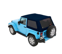 Load image into Gallery viewer, Bestop Soft Top Trektop - '07-18 Wrangler JK 2-Door (Navy Blue Twill) - 56852-69
