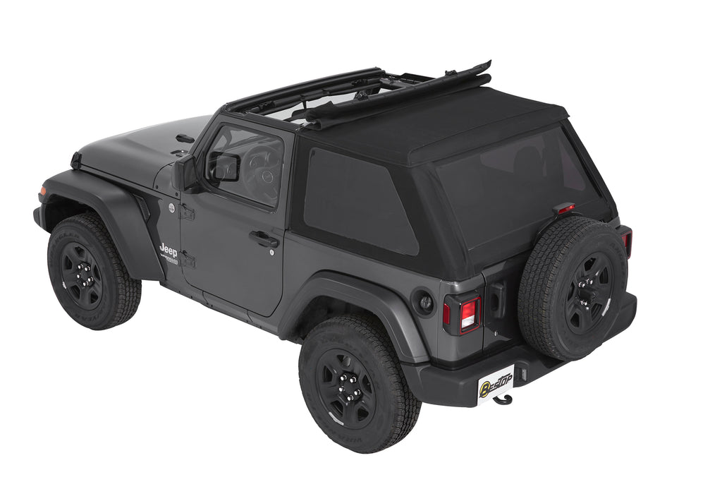 Bestop Soft Top Bestop - Trektop - '18-23 Wrangler JL 2-Door (Black Twill) - 56862-17