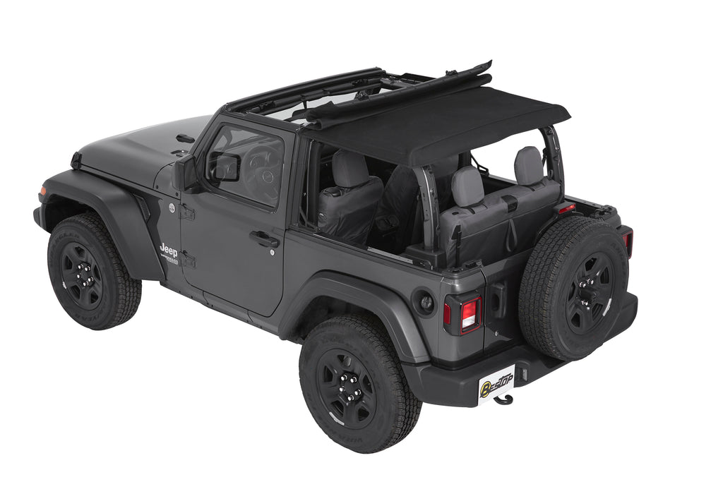 Bestop Soft Top Bestop - Trektop - '18-23 Wrangler JL 2-Door (Black Twill) - 56862-17