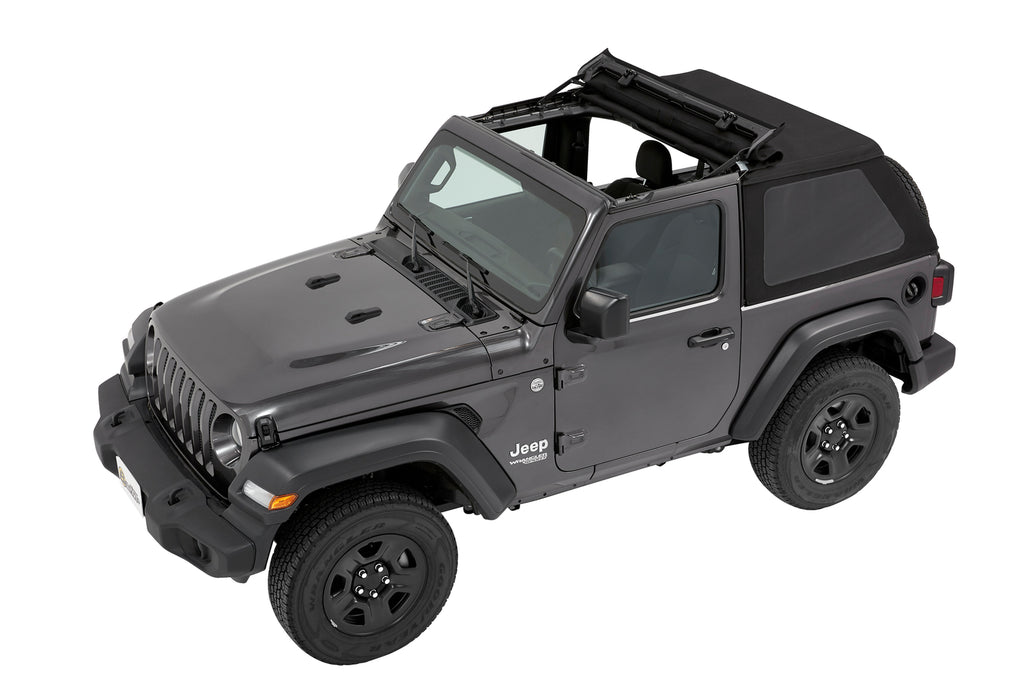 Bestop Soft Top Bestop - Trektop - '18-23 Wrangler JL 2-Door (Black Twill) - 56862-17