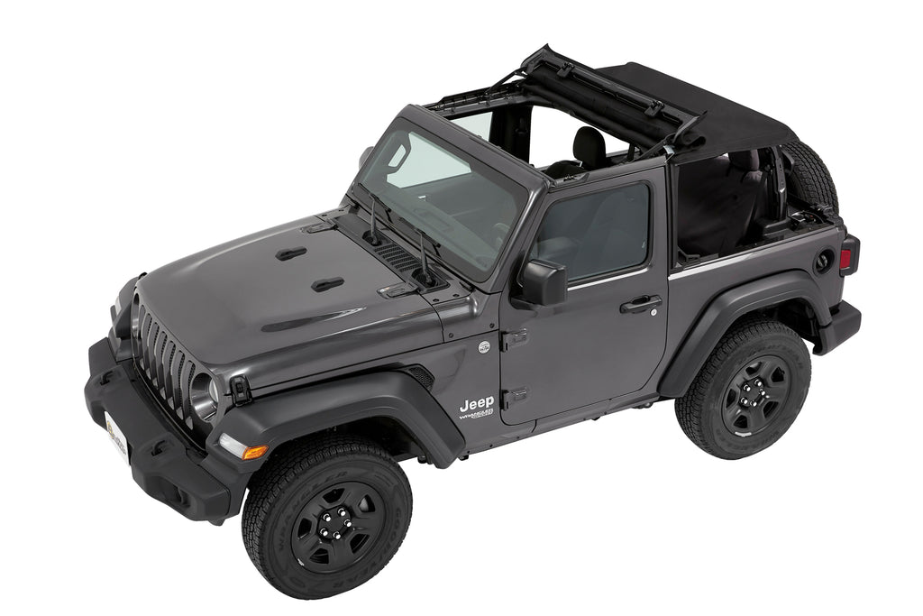 Bestop Soft Top Bestop - Trektop - '18-23 Wrangler JL 2-Door (Black Twill) - 56862-17