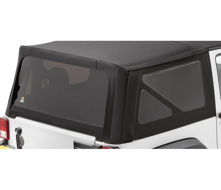 Bestop Convertible Top Window Kit Window Set - '07-10 Wrangler JK 2-Door (Black Diamond) - 58129-35