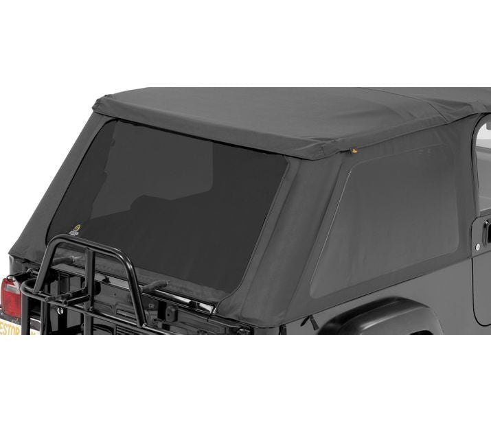 Bestop Convertible Top Window Kit Bestop - Window Set - '04-06 Wrangler TJ Unlimited (Black Diamond) - 58221-35