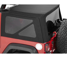 Load image into Gallery viewer, Bestop Convertible Top Window Kit Window Set - '07-18 Wrangler JK 2-Door (Black Twill) - 58442-17