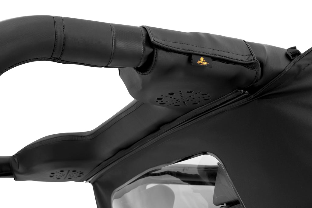 Bestop Roll Bar Padding Bestop - Soundbar Cap - '07-18 Wrangler JK (Black Diamond) - 80040-35