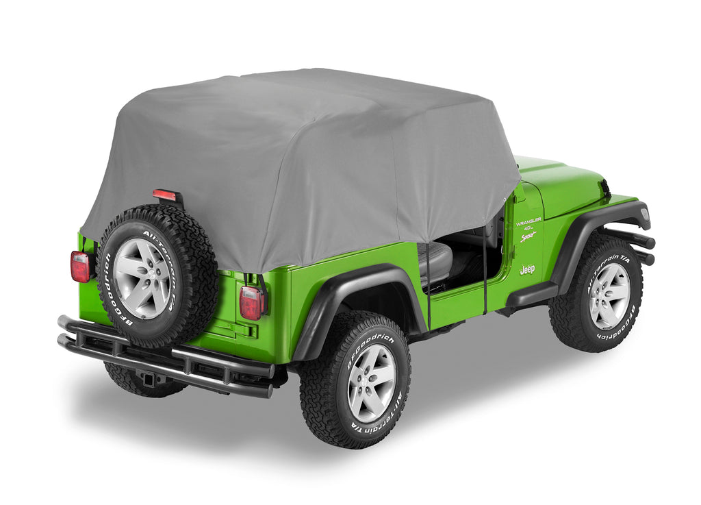 Bestop Car Cover Bestop - All Weather Trail Cover - '92-95 Wrangler YJ (Charcoal / Gray) - 81036-09
