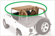 Load image into Gallery viewer, Pavement Ends Soft Top Sun Cap Plus - '07-18 Wrangler JK 2-Door (Black Diamond) - 41525-35
