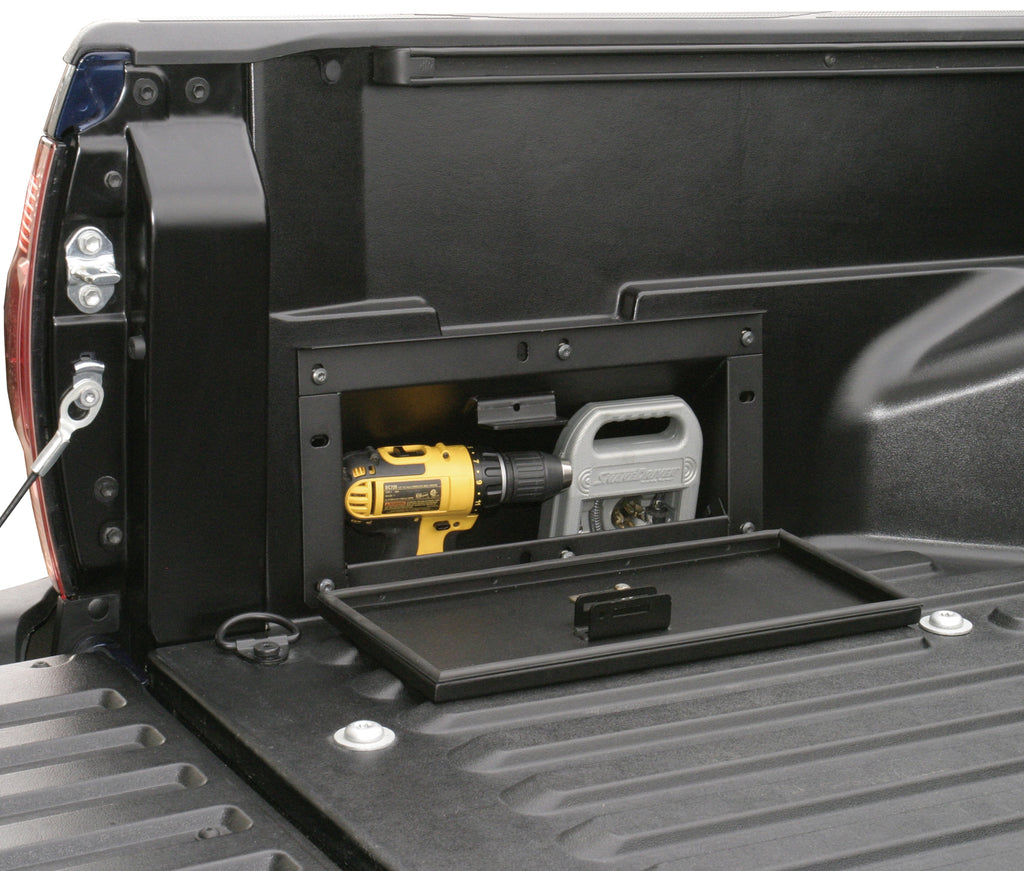 Tuffy Security Products Truck Bed Storage Box Truck Bed Side Lockbox - '05-22 Tacoma (Black) - 161-01