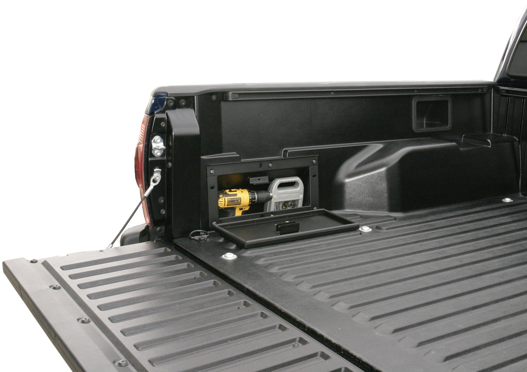 Tuffy Security Products Truck Bed Storage Box Truck Bed Side Lockbox - '05-22 Tacoma (Black) - 161-01