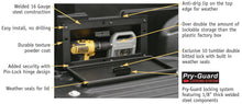 Load image into Gallery viewer, Tuffy Security Products Truck Bed Storage Box Truck Bed Side Lockbox - &#39;05-22 Tacoma (Black) - 161-01