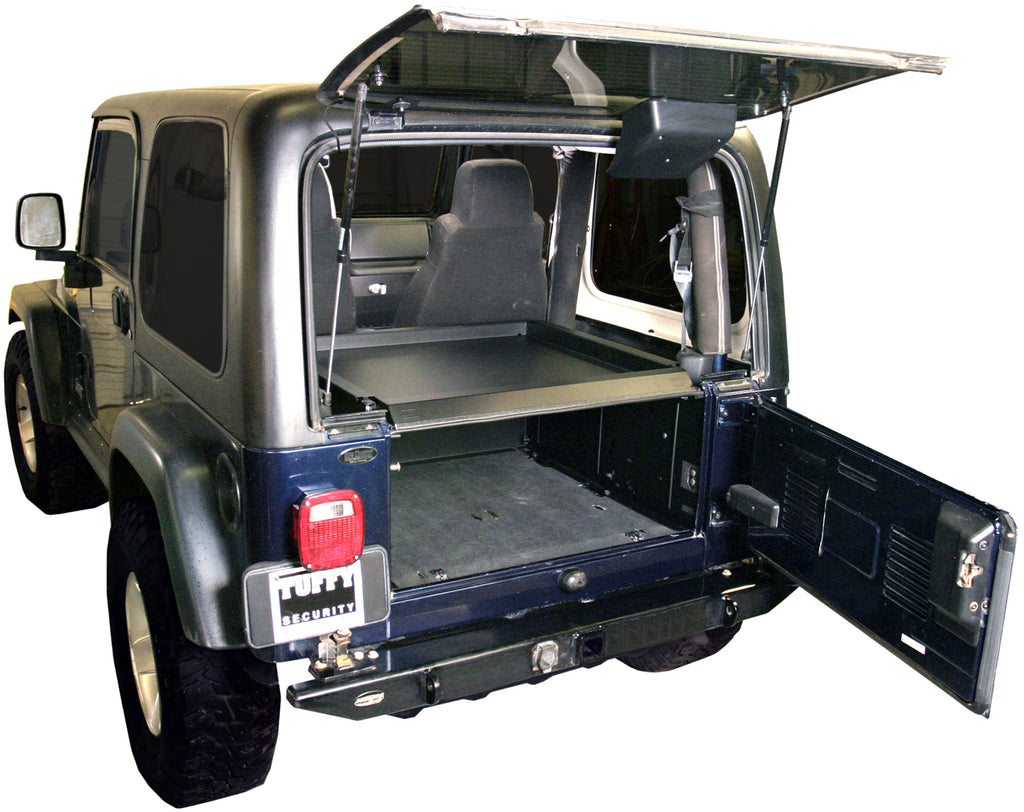 Tuffy Security Products Cargo Area Security Enclosure Jeep Deluxe Cargo Area Security Enclosure - 240-01