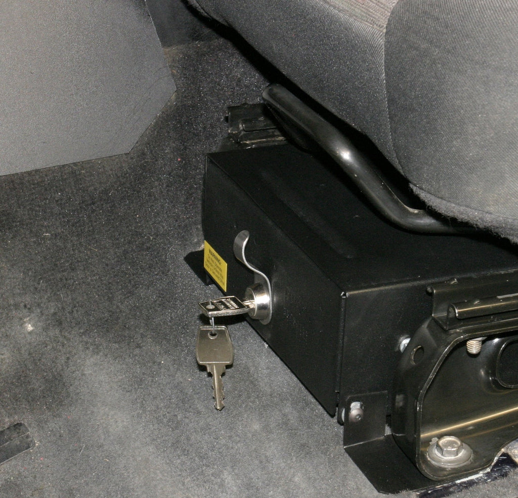Tuffy Security Products Seat Storage Drawer Front Driver Side Underseat Drawer - '97-06 Wrangjer TJ; w/o Flip Seat (Black) - 248-01