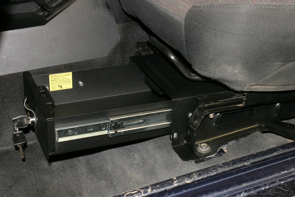 Tuffy Security Products Seat Storage Drawer Front Driver Side Underseat Drawer - '97-06 Wrangjer TJ; w/o Flip Seat (Black) - 248-01