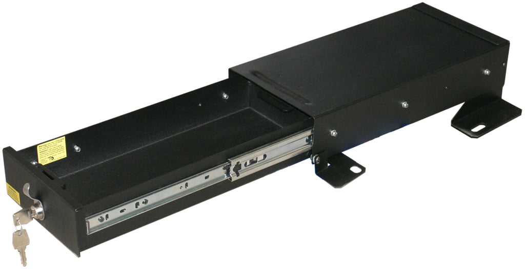 Tuffy Security Products Seat Storage Drawer Front Driver Side Underseat Drawer - '97-06 Wrangjer TJ; w/o Flip Seat (Black) - 248-01