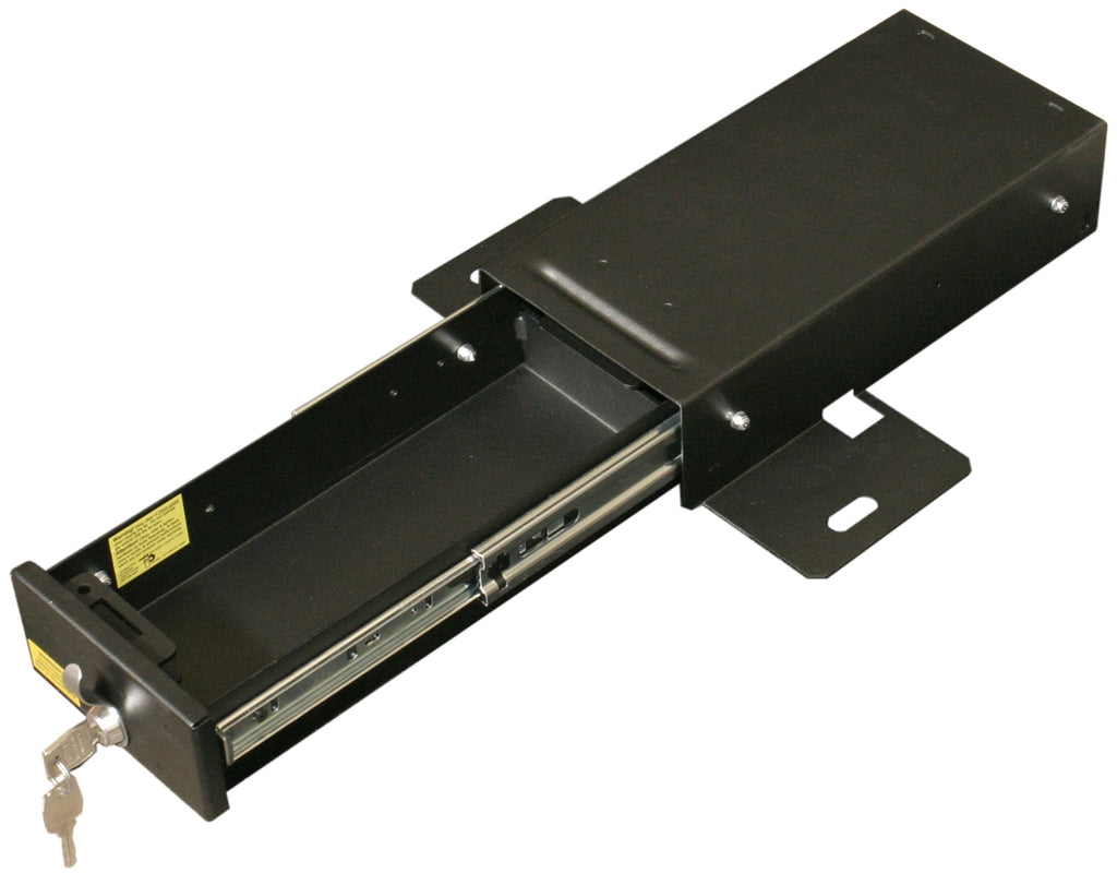 Tuffy Security Products Seat Storage Drawer Front Driver Side Underseat Drawer - '97-02 Wrangjer TJ; w/ Flip Seat (Black) - 250-01