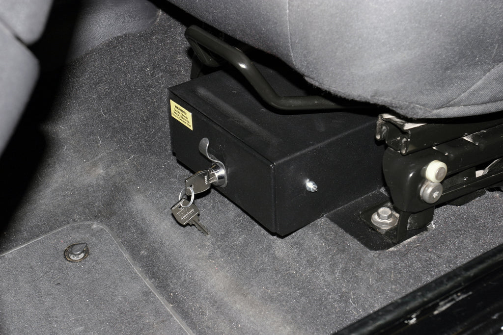 Tuffy Security Products Seat Storage Drawer Front Driver Side Underseat Drawer - '03-06 Wrangjer TJ; w/ Flip Seat (Black) - 251-01