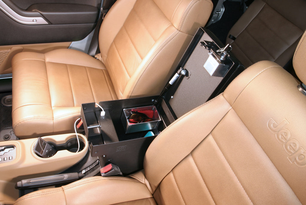 Tuffy Security Products Center Console Series II Center Console - '11-18 Wrangler JK (Rear Half; Black) - 274-01