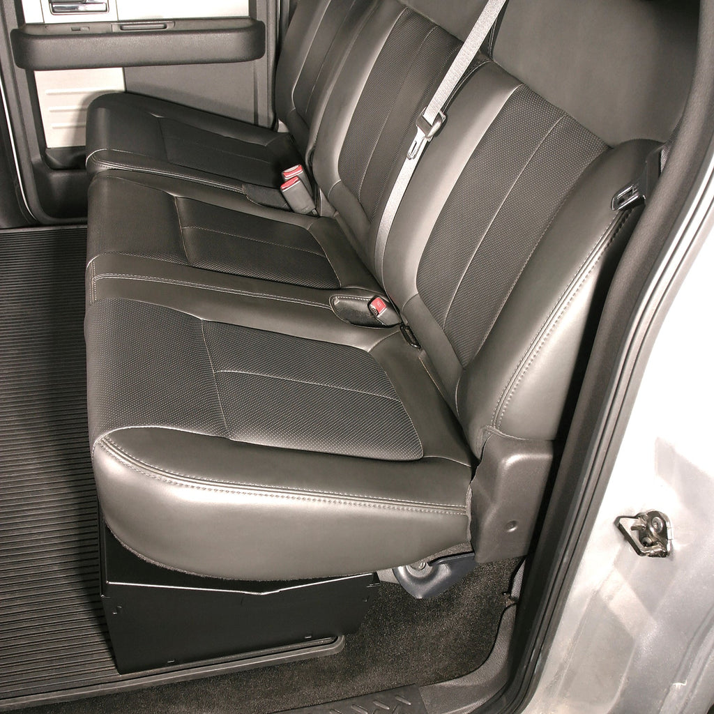 Tuffy Security Products Underseat Storage Box Rear Underseat Lockbox - '09-14 F-150; w/ Crew Cab; w/o Subwoofer (Black) - 283-01
