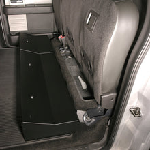 Load image into Gallery viewer, Tuffy Security Products Underseat Storage Box Rear Underseat Lockbox - &#39;09-14 F-150; w/ Crew Cab; w/o Subwoofer (Black) - 283-01