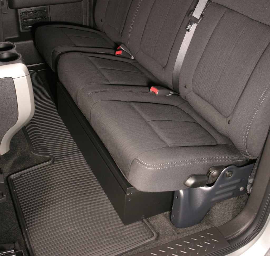 Tuffy Security Products Underseat Storage Box Rear Underseat Lockbox - '09-14 F-150; w/ Extended Cab (Black) - 285-01