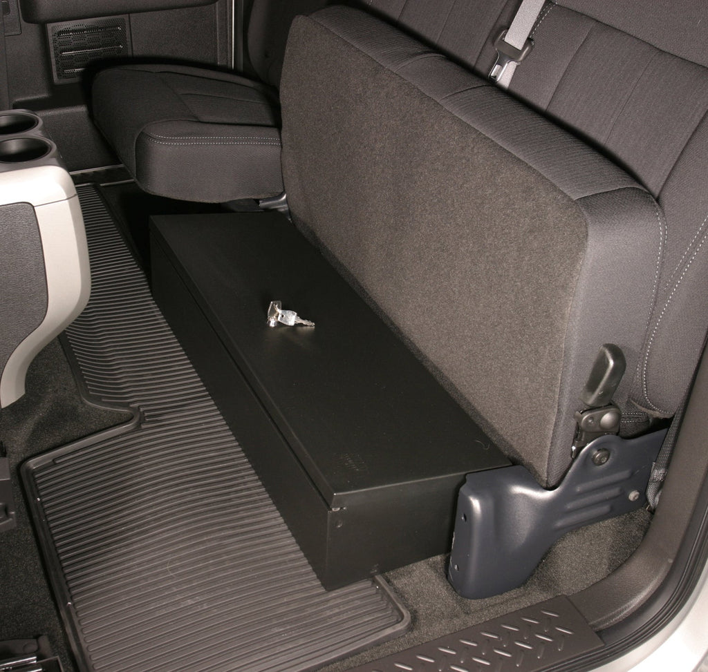 Tuffy Security Products Underseat Storage Box Rear Underseat Lockbox - '09-14 F-150; w/ Extended Cab (Black) - 285-01