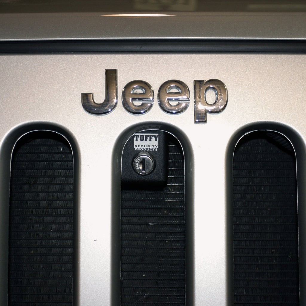 Tuffy Security Products Hood Lock Hood Lock - '07-18 Wrangler JK (Black) - 292-01