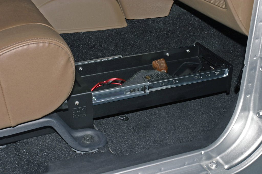 Tuffy Security Products Seat Storage Drawer Jeep Front Passenger Side Underseat Security Drawer - 293-01