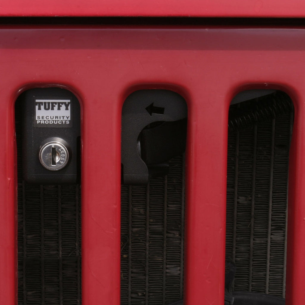 Tuffy Security Products Hood Lock Hood Lock - '87-95 Wrangler YJ (Black) - 295-01