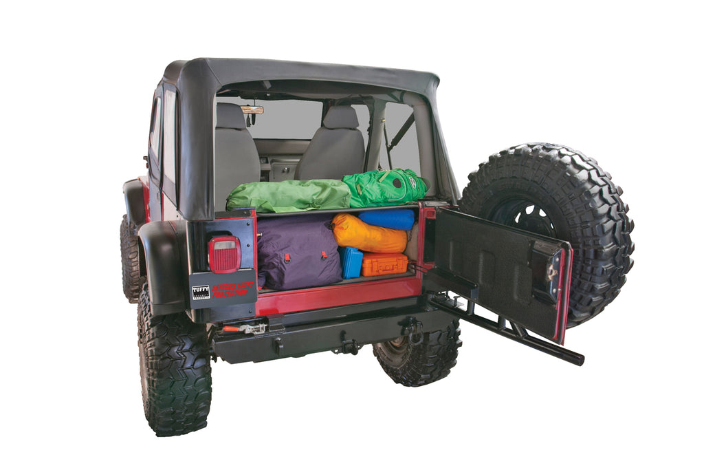 Tuffy Security Products Cargo Area Security Enclosure Standard Cargo Enclosure - '87-95 Wrangler YJ (Black) - 297-01