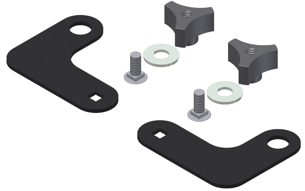 Tuffy Security Products Cargo Cover Bracket Jeep Cargo Area Security Enclosure Mounting Kit - 310-ALTMNT