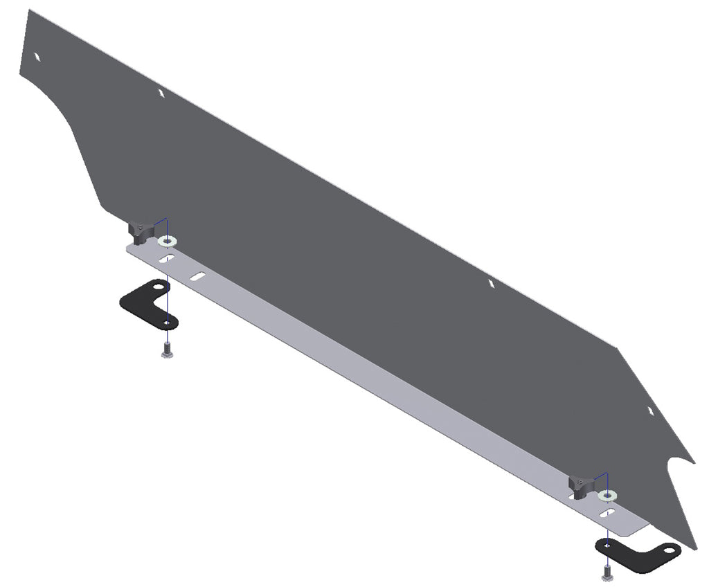 Tuffy Security Products Cargo Cover Bracket Jeep Cargo Area Security Enclosure Mounting Kit - 310-ALTMNT