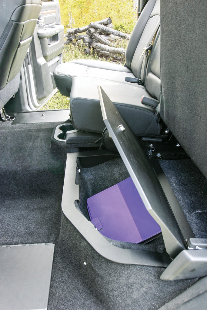 Tuffy Security Products Cargo Cover Dodge/Ram Rear Underseat Locking Lid - 312-01