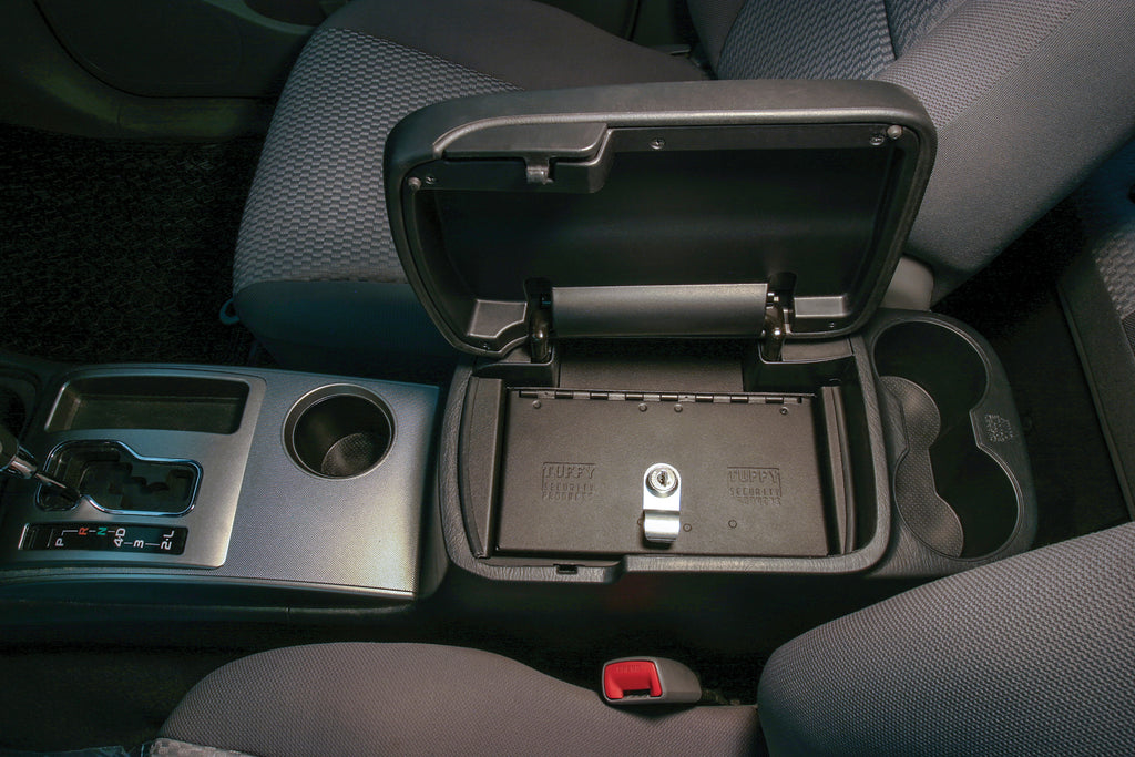 Tuffy Security Products Center Console Insert Console Safe - '05-15 Tacoma; w/ Fixed Center Console (Black) - 314-01